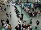 Aspectos de las operaciones en la Terminal 2 del AICM la cuál presenta daños estructurales según lo expuesto por el presidente Andrés Manuel López Obrador y tendría que reconstruirse.
