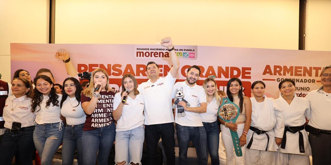 Alejandro Armenta presenta iniciativas para el desarrollo juvenil en Puebla.