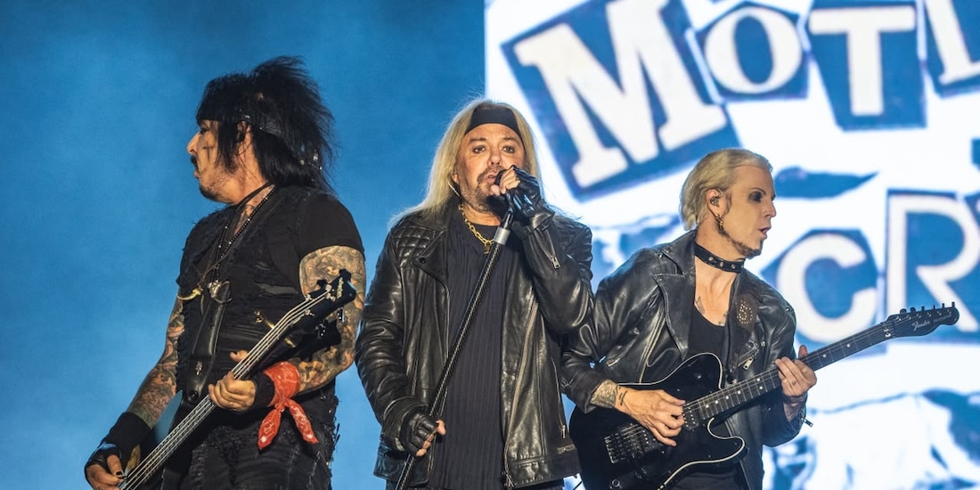 Vince Neil, Nikki Sixx, Tommy Lee y John 5 hicieron vibrar El Foro de la Fenapo.