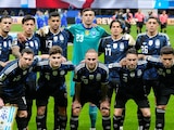 Jugadores de Argentina antes de la semifinal de la Copa del Mundo 2026 contra Inglaterra.