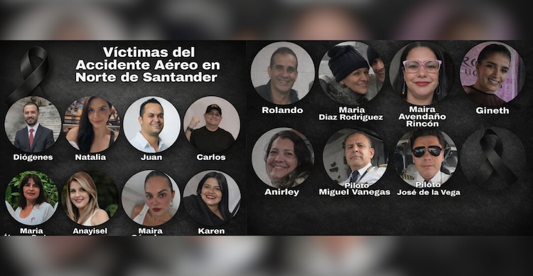 Personas que se encontraban a bordo de la aeronave siniestrada en Satena