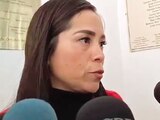 La directora del Instituto de la Mujer para el Estado de Morelos, Isela Chávez, en
entrevista con medios locales, ayer.