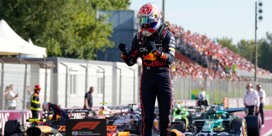 Max Verstappen se llevó la pole position del Gran Premio de Italia.