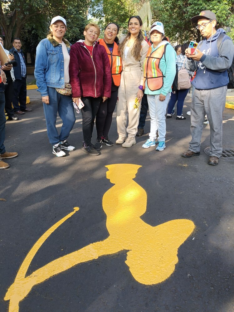 Alessandra Rojo de la Vega encabezó el programa con el que se han intervenido más más de 9 mil metros cuadrados en la alcaldía Cuauhtémoc.