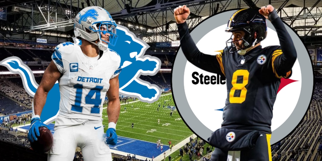 Detroit recibe a Pittsburgh en el Ford Field para disputar la Semana 16 de la NFL.