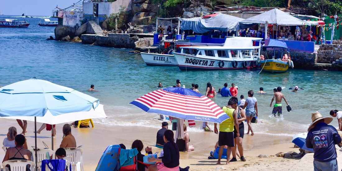 Se espera alta afluencia de familias y vacacionistas en playas de México durante Semana Santa.