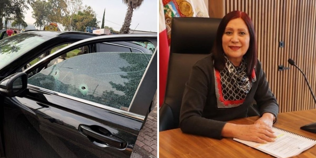 Atacan vehículo en Tecámac; trasciende, pero luego descartan, que fue contra alcaldesa Rosa Yolanda Wong.