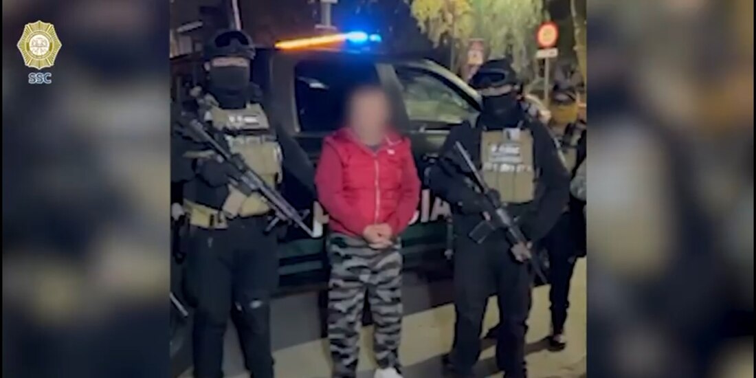 Uno de los detenidos por las autoridades de Seguridad.