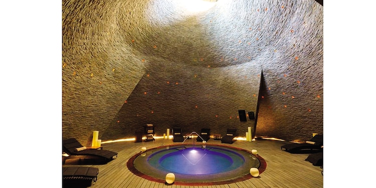 Sin duda, el cenote es la principal atracción de este hotel.