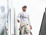 Checo Pérez en una carrera de la F1