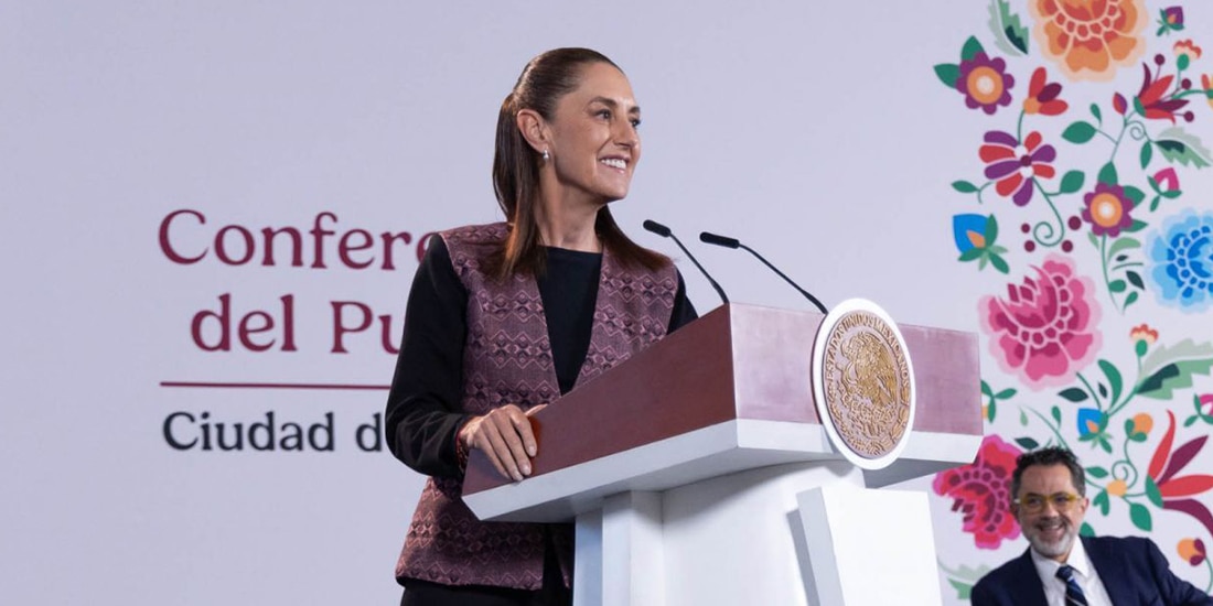 La Presidenta Claudia Sheinbaum en conferencia