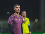 Cristiano Ronaldo durante un entrenamiento del Al-Nassr.