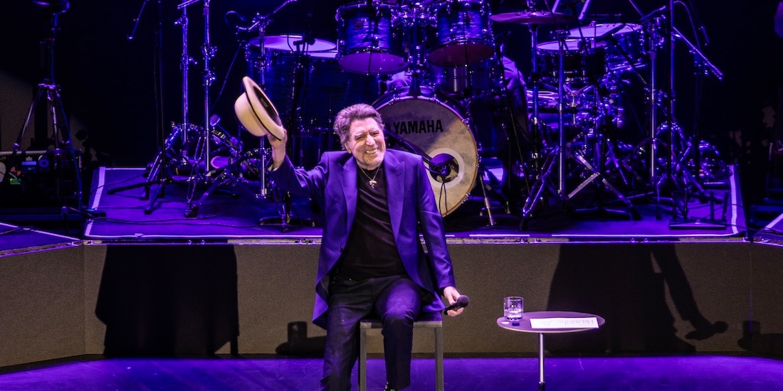 El intérprete, ayer, en el Coloso de Reforma.