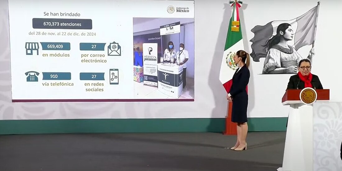 En la Mañanera del Pueblo estuvo presente la Secretaria de Gobernación, Rosa Icela Rodríguez.