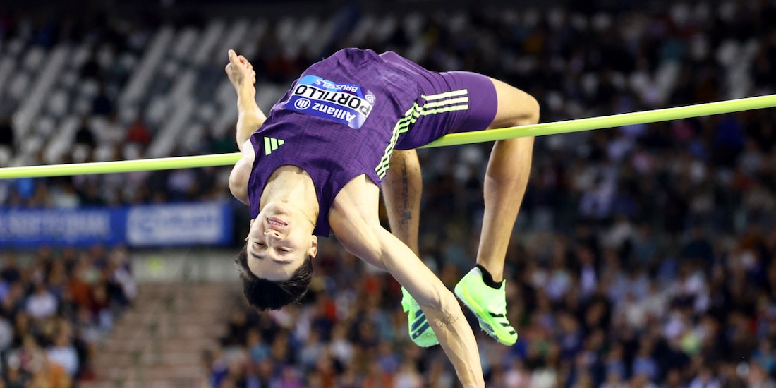 Erick Portillo culminó sexto en la final de salto de altura de la Wanda Diamond League.