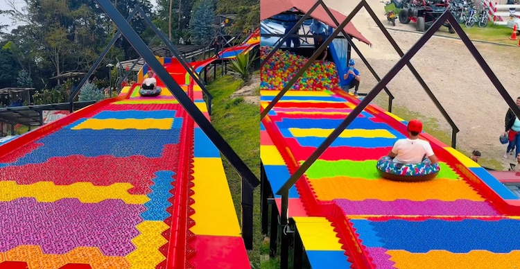 Tobogán arcoíris de Entre Flores Chinácota