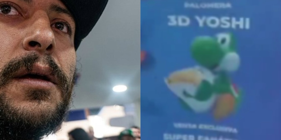 El VIDEO viral de Lord Palomera donde pelea en el cine por coleccionable de Yoshi de Super Mario Galaxy