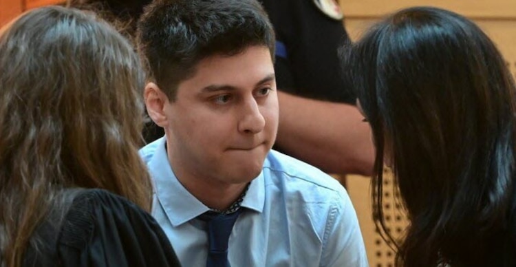 Nicolás Zepeda durante el juicio de 2023