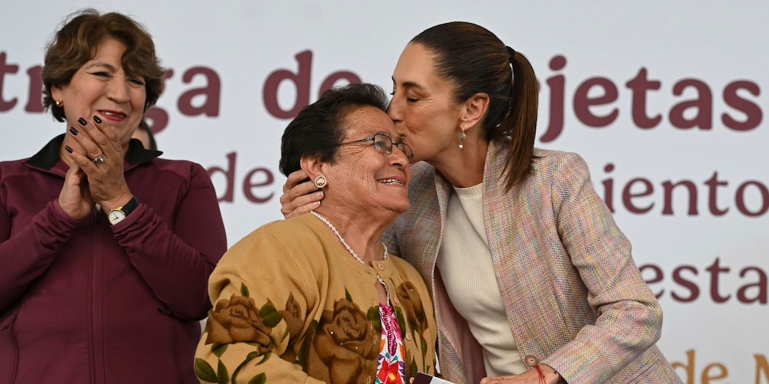 Sheinbaum destaca el respeto y reconocimiento a los trabajadores mexicanos en EU durante su gira en Valle de Chalco.