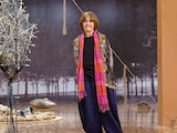 La artista Gerda Gruber en el Museo de
Arte Moderno, el miércoles