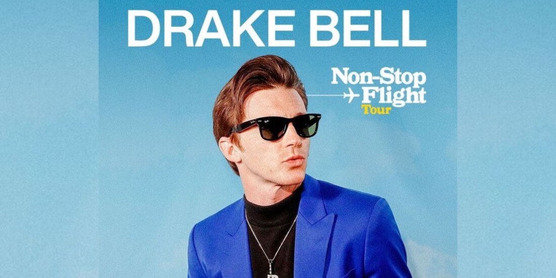 Drake Bell anuncia gira por seis ciudades mexicanas.