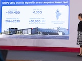 Claudia Sheinbaum Pardo este jueves en Palacio Nacional.