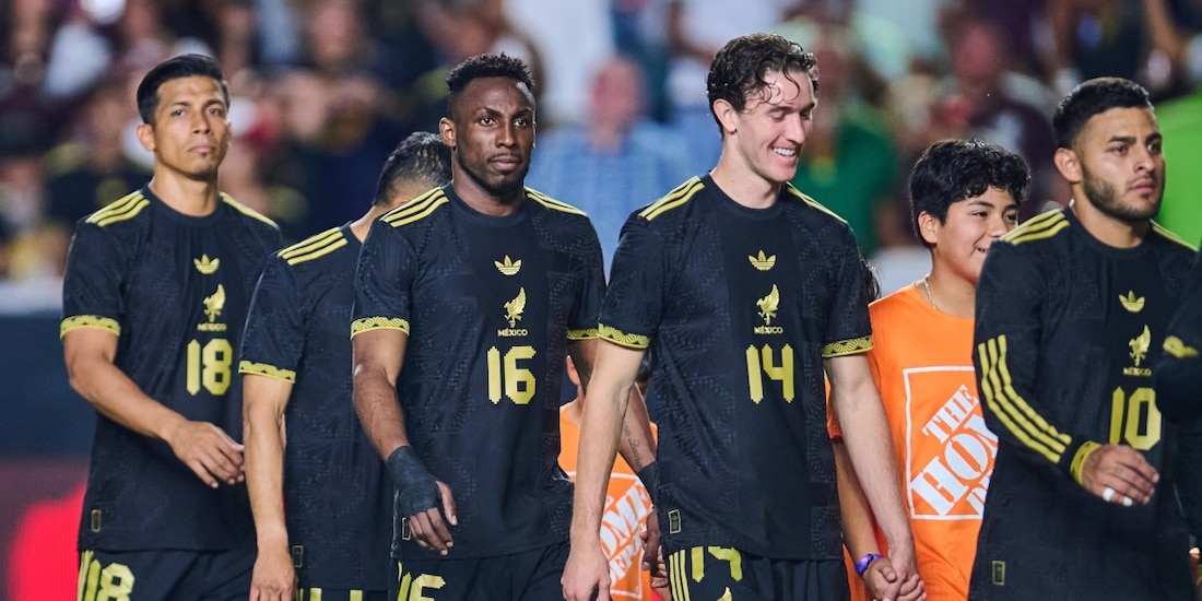 Jugadores de la Selección Mexicana previo a la Copa Oro
