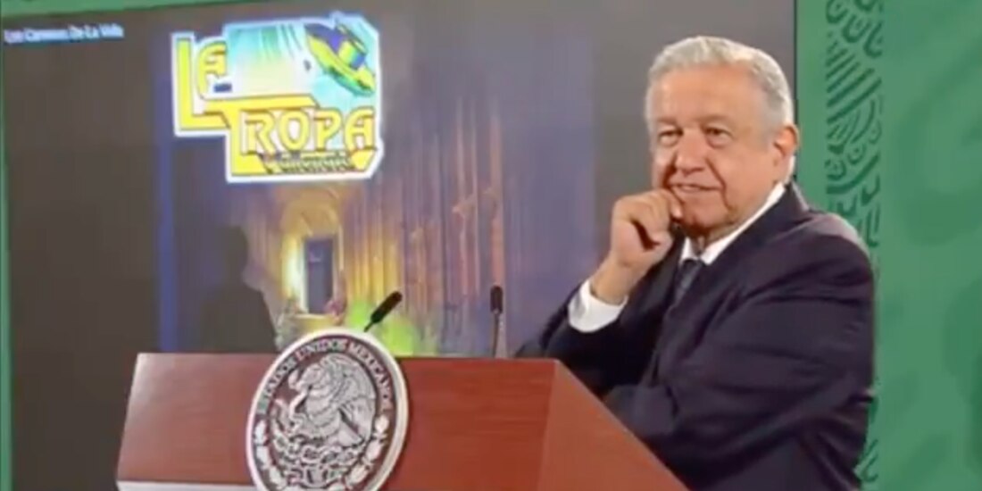 "Y vámonos" expresó el Presidente AMLO luego de pedir durante su conferencia matutina que pusieran a "Los caminos de la vida"
