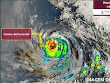 Huracán "Rachel" vuelve a intensificarse a Categoría 2; imagen satelital.