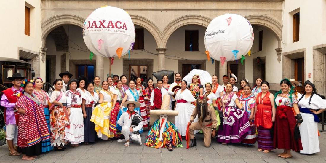 Salomón Jara presenta las actividades de ‘Julio, mes de la Guelaguetza 2026’ en el Museo de la Ciudad de México.