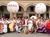 Salomón Jara presenta las actividades de ‘Julio, mes de la Guelaguetza 2026’ en el Museo de la Ciudad de México.