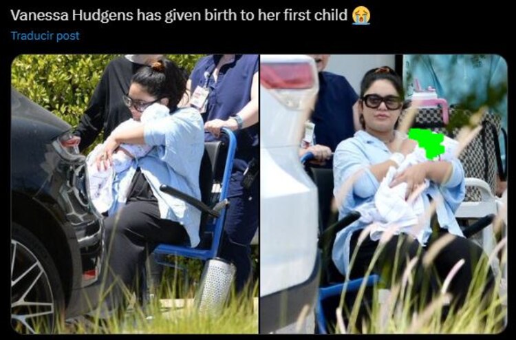 Vanessa Hudgens y su bebé