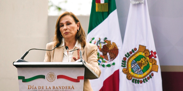Rocío Nahle, gobernadora de Veracruz.