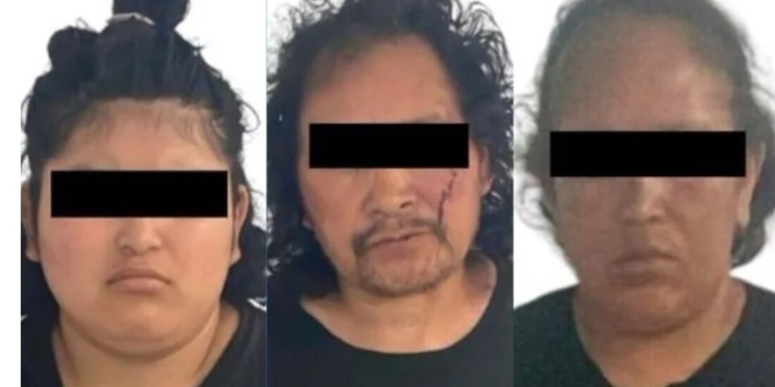 Las personas detenidas por las autoridades.