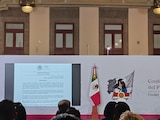 Mañanera en Palacio Nacional.