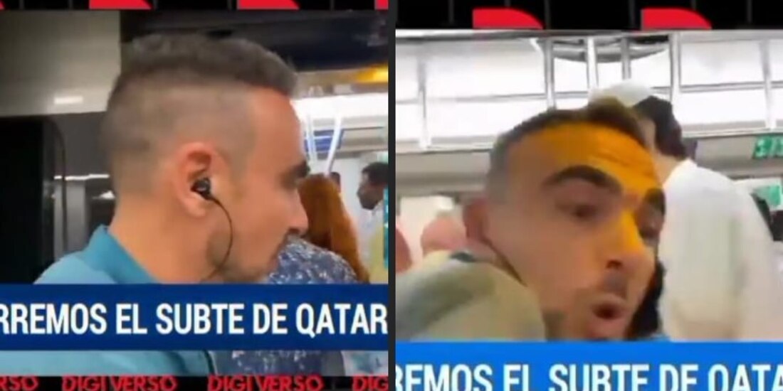 Khaled Hallar perdió a su camarógrafo en plena transmisión en vivo.