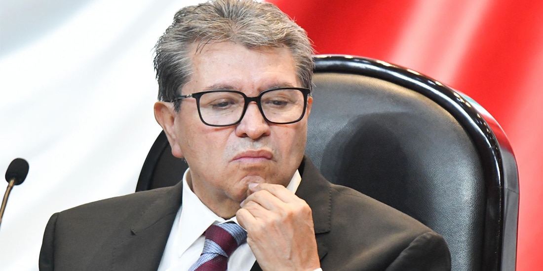 Ricardo Monreal, presidente de la Junta de Coordinación Política y coordinador del grupo parlamentario de Morena en la Cámara baja