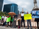 Manifestación en CDMX en imagen de archivo