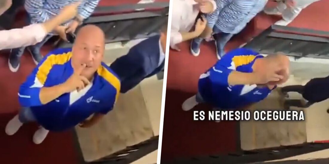 Piden a Alfaro un peculiar saludo y responde con una singular reacción.