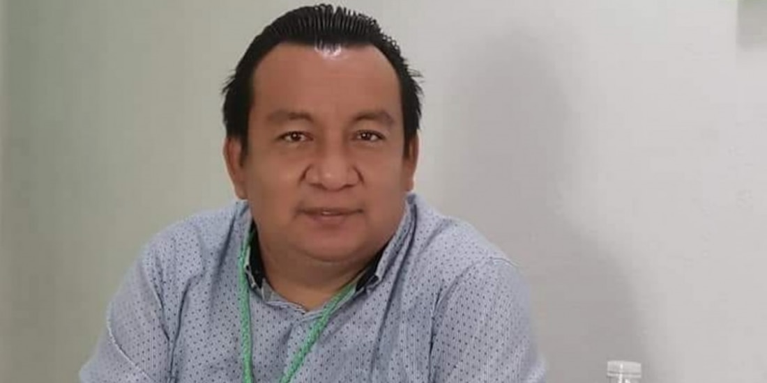 Heber López Vásquez, periodista del sitio RCP Noticias de Salina Cruz, en Oaxaca.