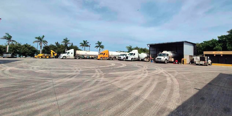 PREDIO donde fue asegurado el hidrocarburo en Tamaulipas, ayer