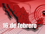Esta es la actividad sísmica de hoy, 16 de febrero.