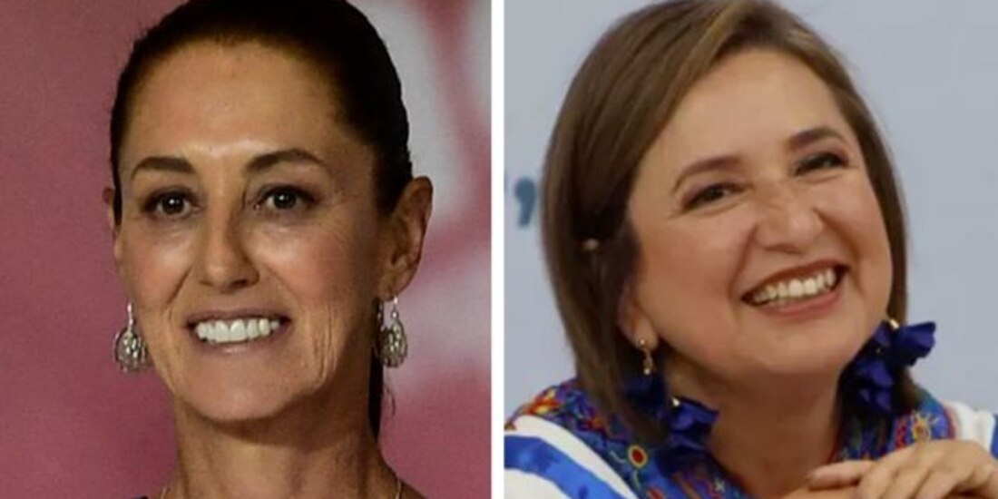 Claudia Sheinbaum y Xóchitl Gálvez, buscar ser la primera presidenta en la historia de México.