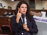 Luisa María Alcalde, consejera jurídica de la Federación, presentó los cambios que se proponen a la elección judicial.