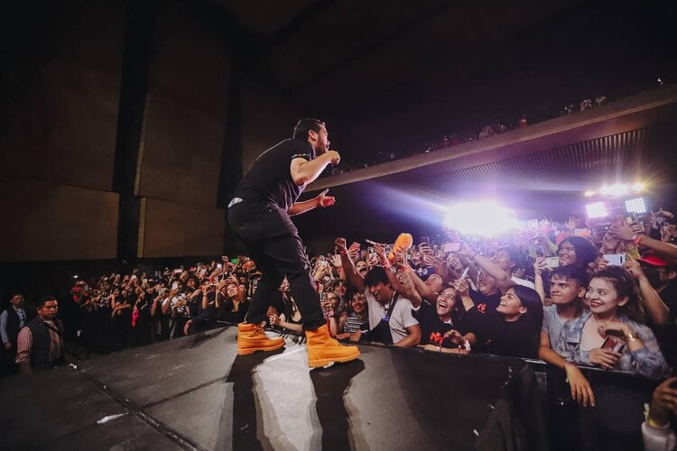 Jorge Álvarez, anoche en el auditorio BlackBerry.