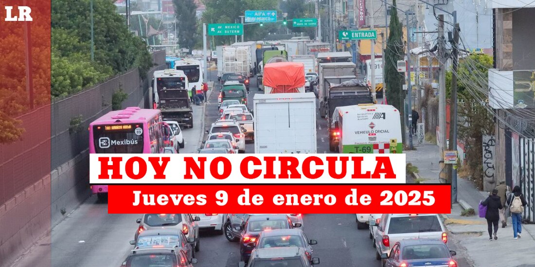 Te contamos cómo aplica el Hoy No Circula este jueves 9 de enero en la Ciudad de México y el Estado de México.
