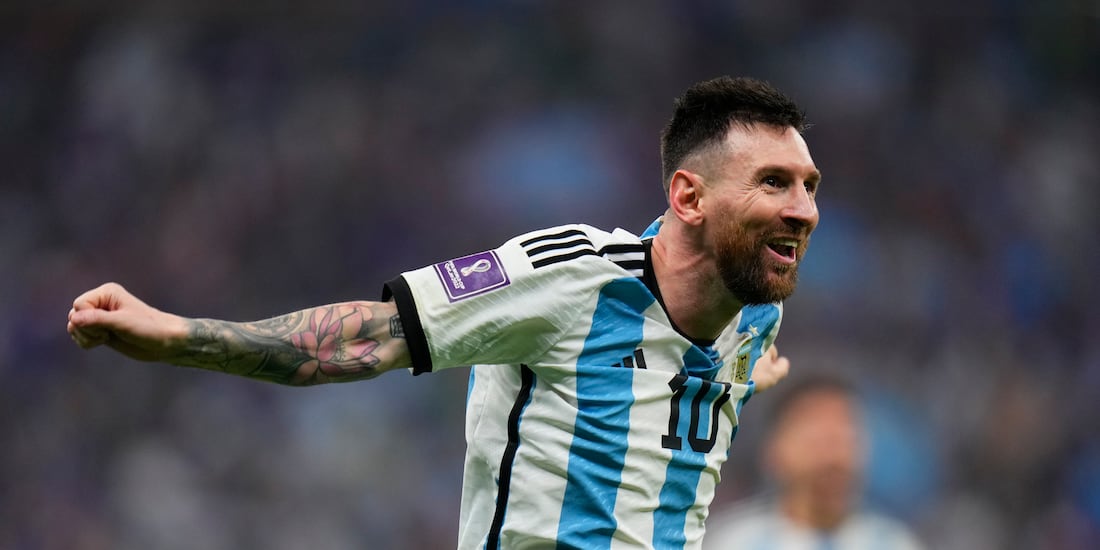 Messi ganó la Copa del Mundo con la Selección Argentina en Qatar 2022.