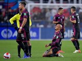 Héctor Herrera y Luis "Chaka" Rodríguez se lamentan durante el duelo eliminatorio entre Estados Unidos y México, el pasado 12 de noviembre.