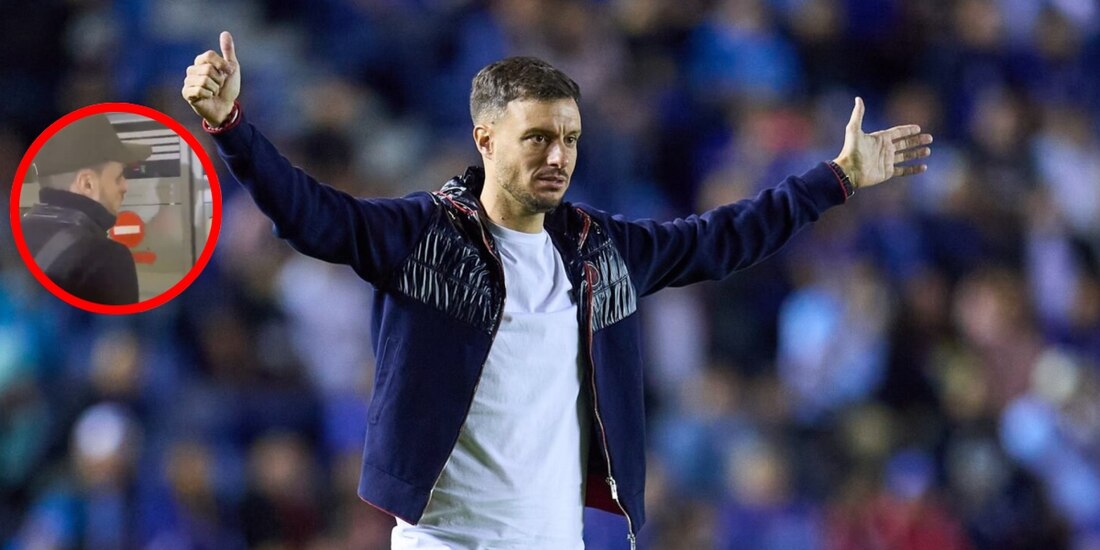 Martín Anselmi mandó un breve mensaje a la afición de Cruz Azul a su llegada a Portugal.