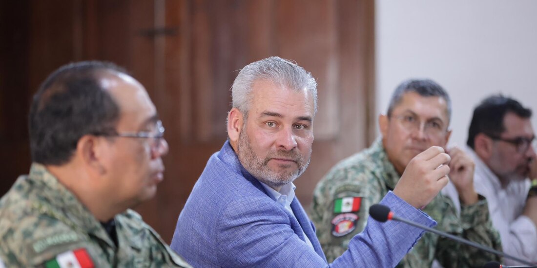 Alfredo Ramírez Bedolla, gobernador de Michoacán.